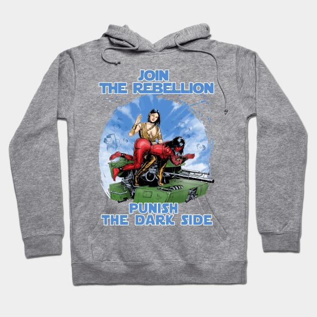 Join the rebellion Hoodie by Hellustrations